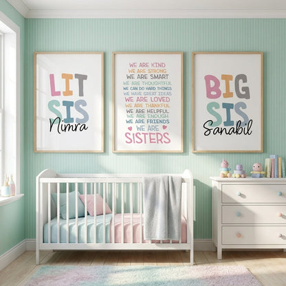 Set of 3: Big Sis & Lit Sis