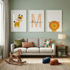 Set of 3: Personalized Animal Posters