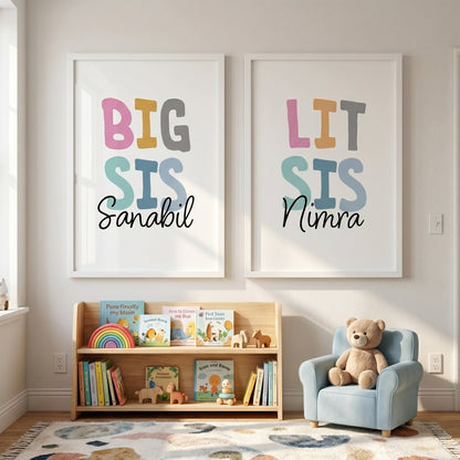 Set of 2: Big Sis & Lit Sis