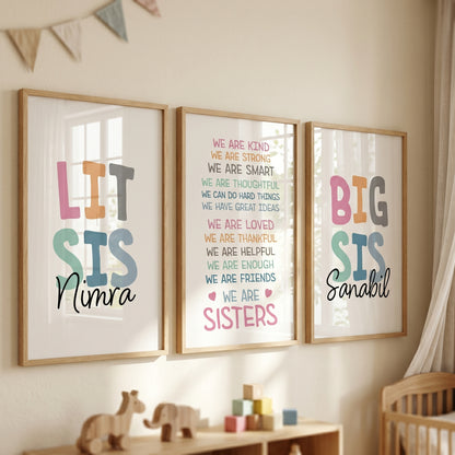 Set of 3: Big Sis & Lit Sis
